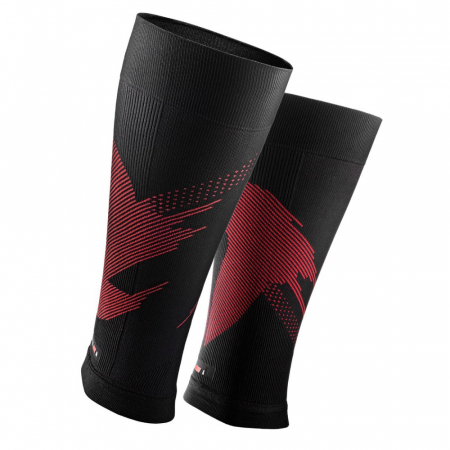 Compresii gambe Rockay Blaze negru/rosu