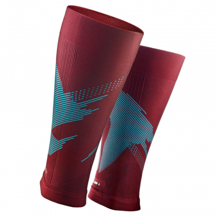 Compresii gambe Rockay Blaze visiniu/albastru