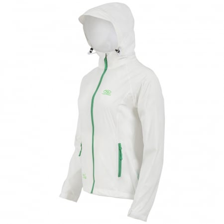 Jacheta Waterproof/Windproof Highlander Stow&Go, Alb [1]