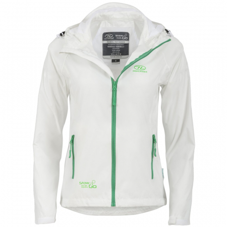 Jacheta Waterproof/Windproof Highlander Stow&Go, Alb [2]