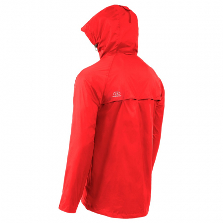 Jacheta Waterproof/Windproof Highlander Stow&Go, Rosu [4]