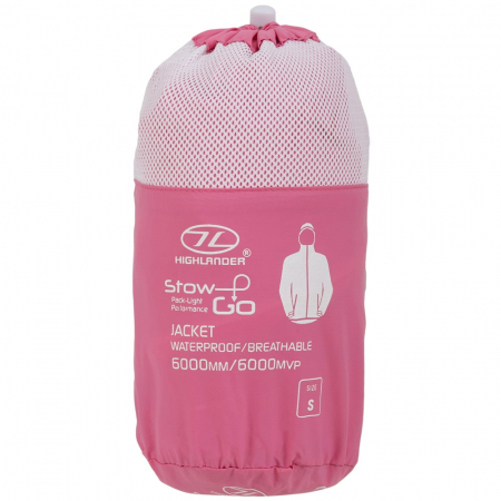 Jacheta Waterproof/Windproof Highlander Stow&Go, Roz [2]