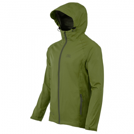 Jacheta Waterproof/Windproof Highlander Stow&Go, Verde [2]
