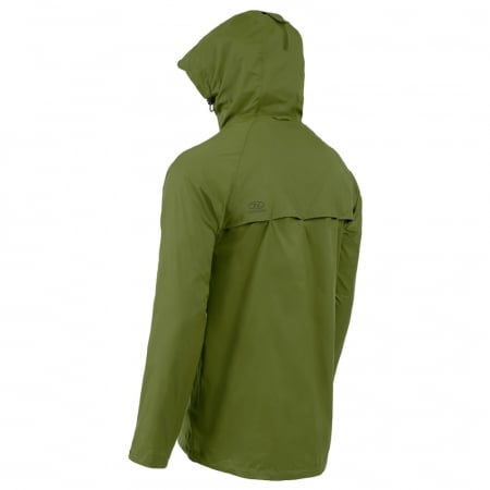 Jacheta Waterproof/Windproof Highlander Stow&Go, Verde [4]