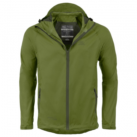 Jacheta Waterproof/Windproof Highlander Stow&Go, Verde [1]