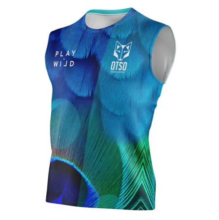 Tricou multisport OTSO Blue Birds, barbati