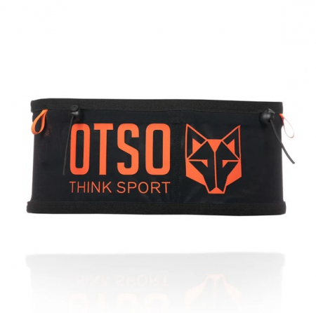 Imbracaminte - Centura alergare unisex OTSO Running Belt Black & Orange