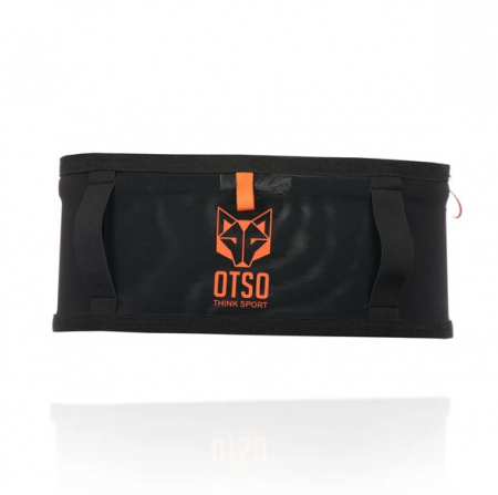 Centura alergare unisex OTSO Running Belt Black & Orange [2]