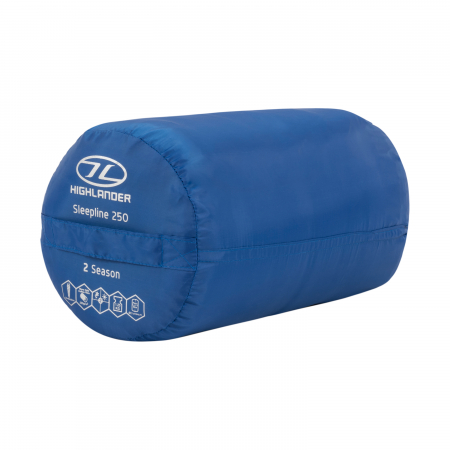 Sac de dormit Highlander Sleepline 250 Mummy, Albastru [4]