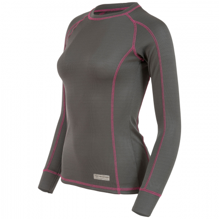 Femei - Bluza corp Highlander Pro 120 Women LS Top, Gri