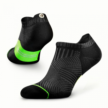 Sosete alergare Rockay Accelerate negru/lime [3]
