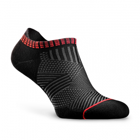 Sosete alergare - Sosete alergare Rockay Accelerate negru/rosu