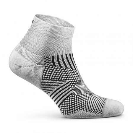Sosete alergare - Sosete alergare Rockay Flare quarter alb