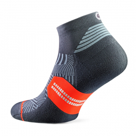Sosete alergare Rockay Flare quarter albastru/orange [2]