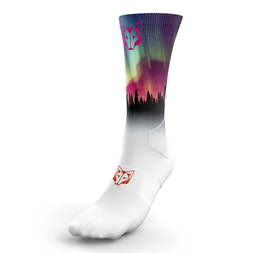 Drumetie - Sosete Alergare OTSO High Cut - Auroras Boreales