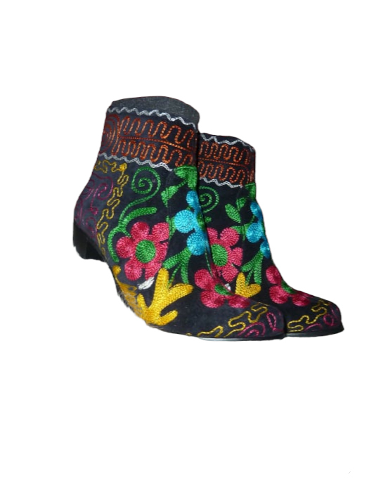 Cizme scurte Melissa  piele material textil cz02 [2]