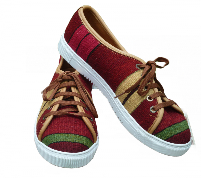 Pantofi Kaan piele - material textil Psir2 [2]