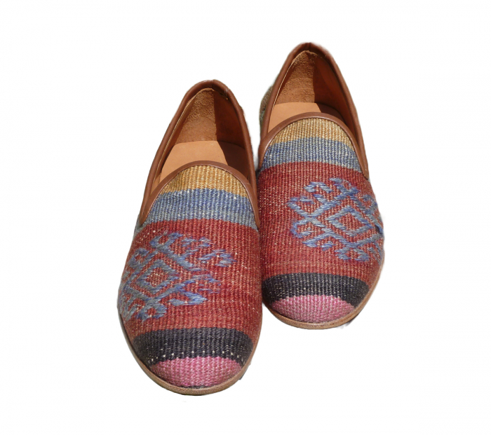 Pantofi Sultan piele - material textil P03 [2]