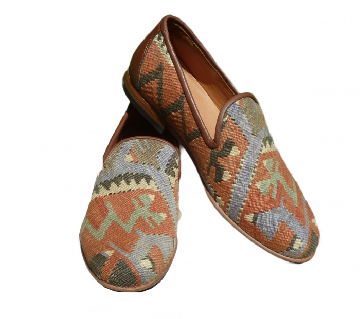 Pantofi Sultan piele - material textil P05 [2]