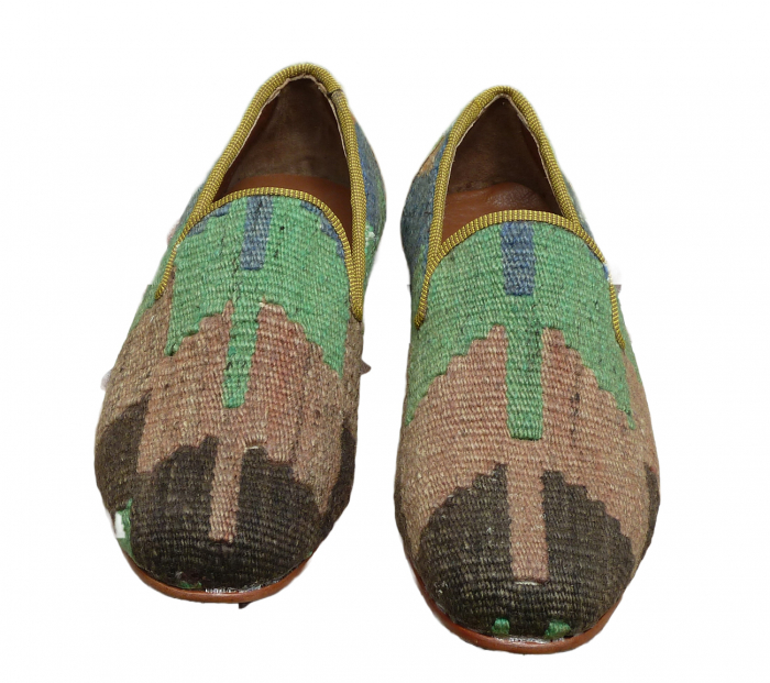 Pantofi Sultan  piele - material textil P07 [2]