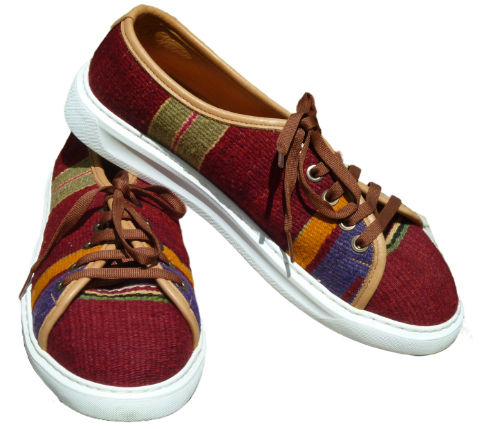 Pantofi Kaan piele - material textil P23 [1]