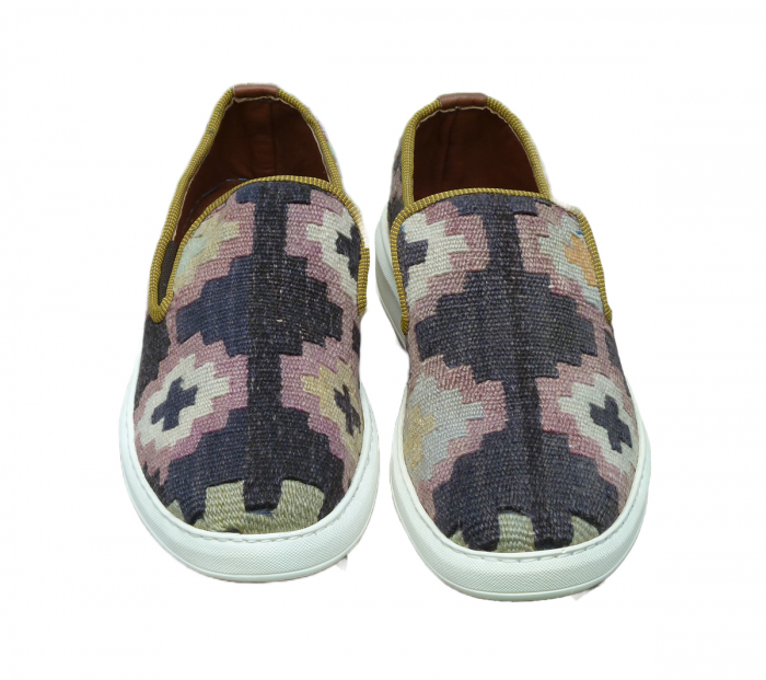 Pantofi Emir piele - material textil P36 [2]