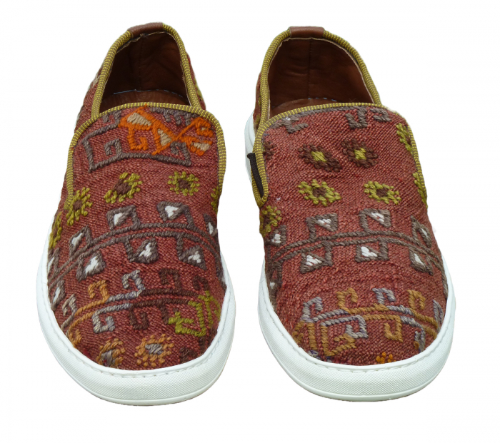 Pantofi Emir piele - material textil P38 [2]