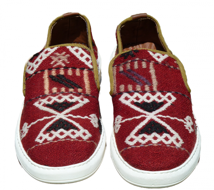 Pantofi Emir piele - material textil P39 [2]