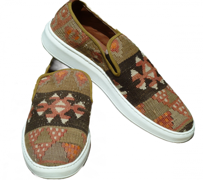 Pantofi piele - material textil P40 [1]