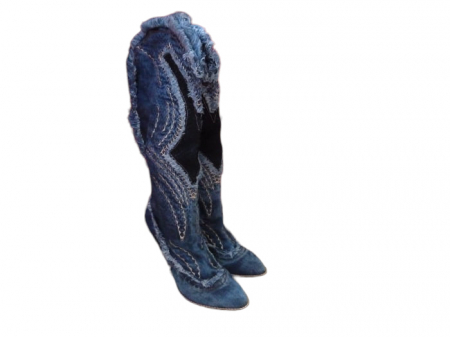 Incaltaminte jeans femei - Cizme jeans 5012-JURDAN