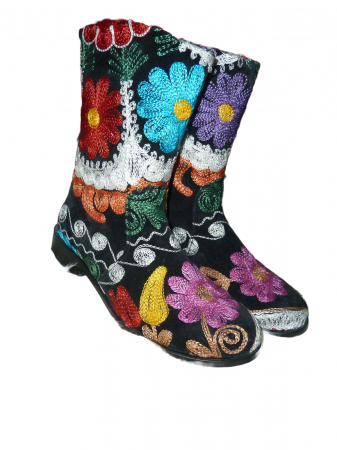 Cizme scurte Melissa piele material textil cz37b [1]