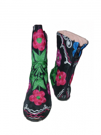 Cizme scurte Melissa piele material textil cz38b [1]