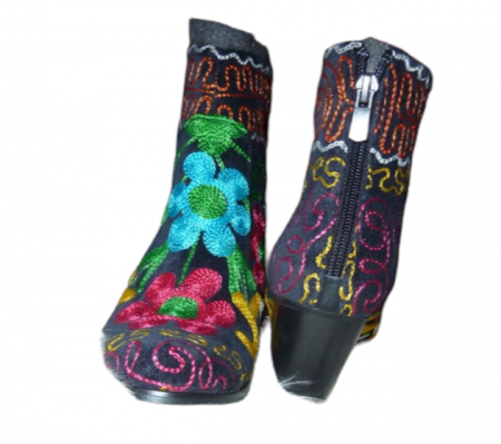 Incaltaminte piele femei - Cizme scurte Melissa  piele material textil cz02