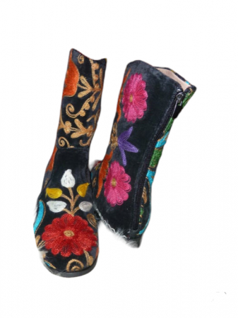 Incaltaminte piele femei - Cizme scurte Melissa  piele material textil cz04