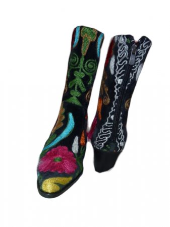 Incaltaminte piele femei - Cizme scurte Melissa  piele material textil cz05