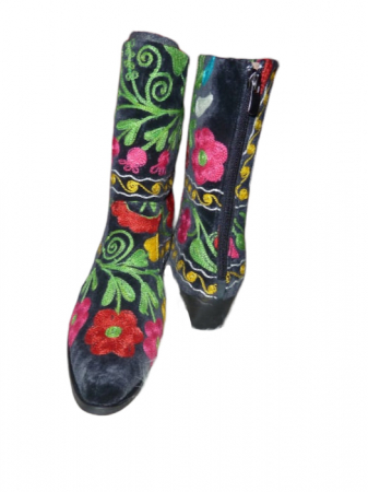 Incaltaminte piele femei - Cizme scurte Melissa  piele material textil cz09