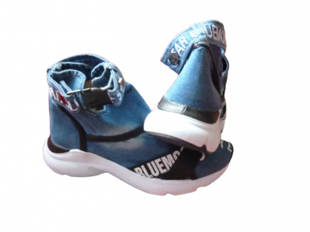 Incaltaminte jeans femei - Ghete jeans H145-27SF502