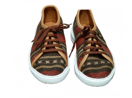 Incaltaminte piele barbati - Pantofi Kaan piele -material textil P41n