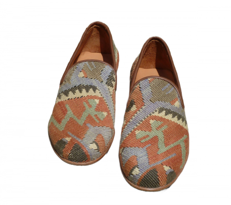 Incaltaminte piele barbati - Pantofi Sultan piele - material textil P05