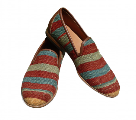 Incaltaminte piele barbati - Pantofi Sultan  piele - material textil P06