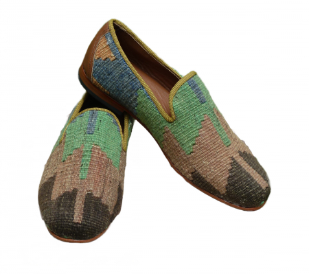 Incaltaminte piele barbati - Pantofi Sultan  piele - material textil P07