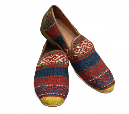 Incaltaminte piele barbati - Pantofi Sultan piele - material textil P11