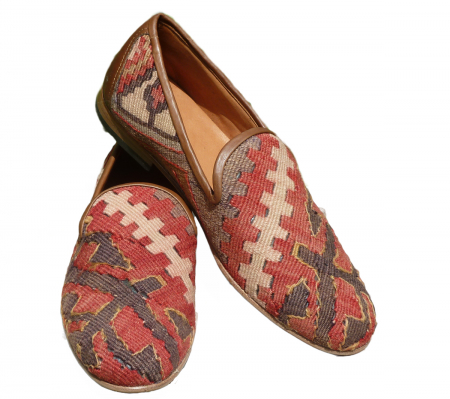Incaltaminte piele barbati - Pantofi Sultan piele - material textil P12