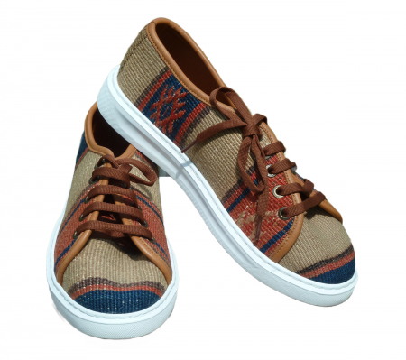 Incaltaminte piele barbati - Pantofi Kaan piele - material textil P21