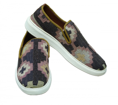 Incaltaminte piele barbati - Pantofi Emir piele - material textil P36