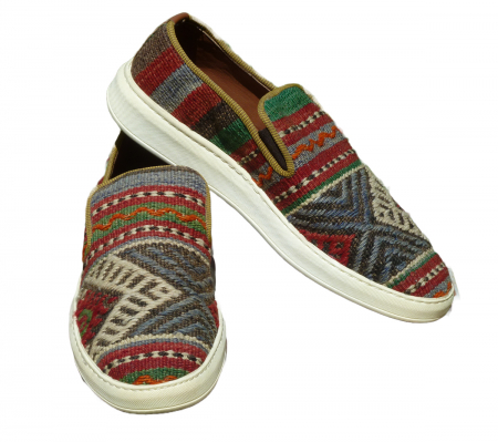 Incaltaminte piele barbati - Pantofi Emir piele - material textil P41