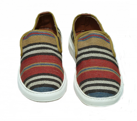 Incaltaminte piele barbati - Pantofi Emir piele - material textil Jan2