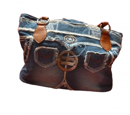 Poseta material textil Jeans P09 [1]