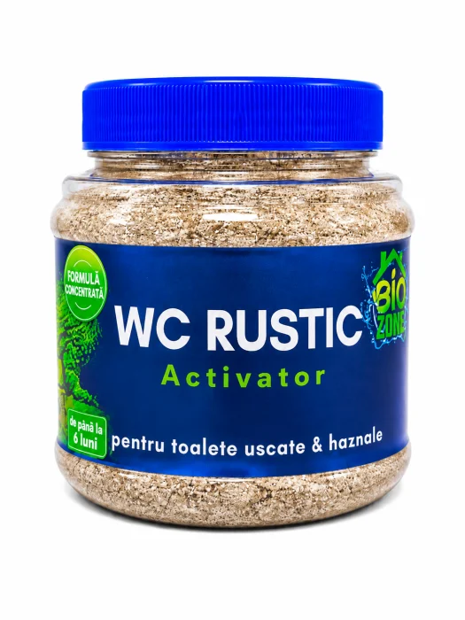 Întreținere fose septice și țevi - Activator concentrat pentru WC rustic, toalete uscate și haznale, 750 g, BioZone