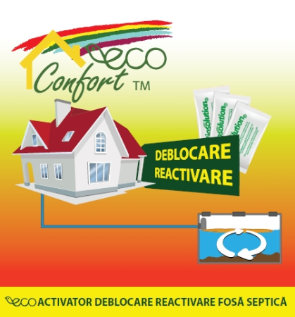 Întreținere ECO fose septice și țevi - Desfundare/reactivare fosa septica 500g